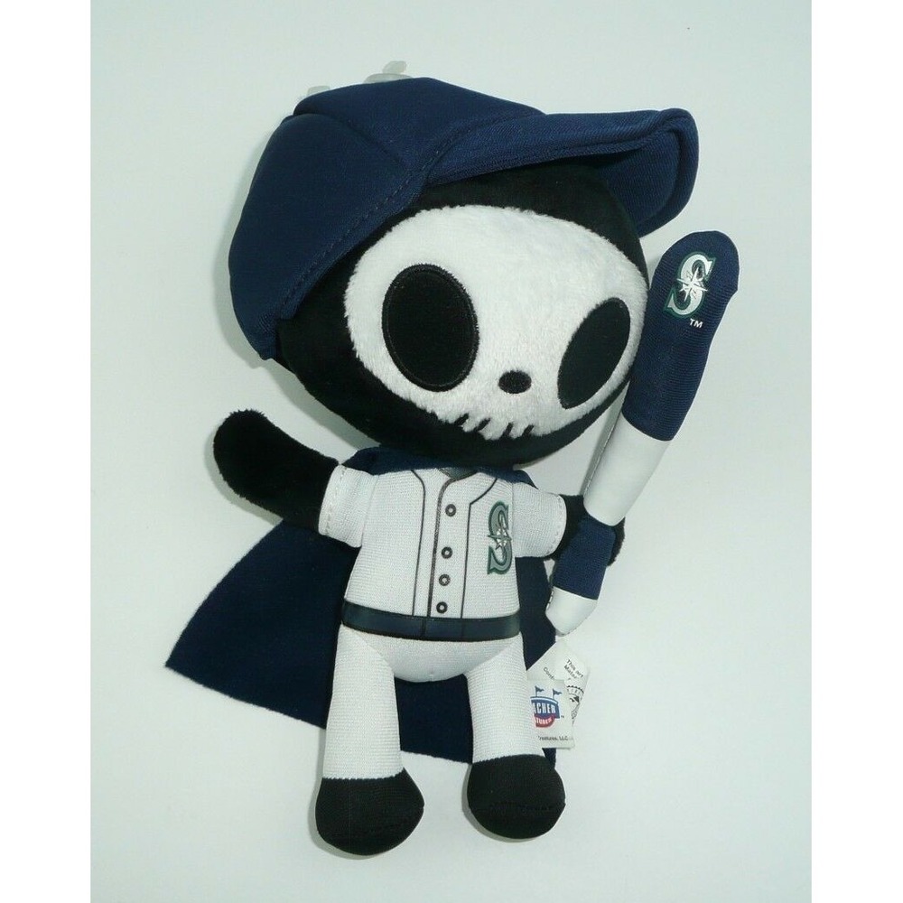 Seattle Mariners Bleacher Creature Plush Stuffed Animal Halloween Skeleton MLB